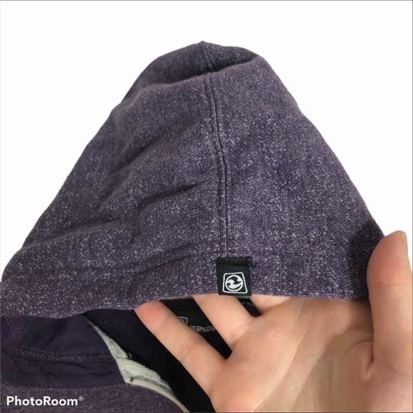 Ocean Current Purple Hooded Sweatshirt XL - Picture 2 of 9